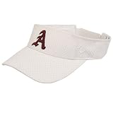 Zephyr Arkansas Razorbacks White Jersey Mesh Visor