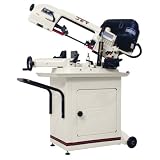 JET Swivel Bandsaw with Hydraulic Downfeed - 5in. x 6in., 1/2 HP, Model# HBS-56S