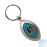 NFL Jacksonville Jaguars Silver Football Flashlight Keychain