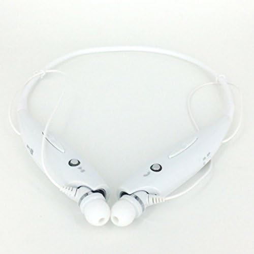 Tengreen Sport Running Headphone Handsfree Neckband Bluetooth Headset Earphone with Microphone/mic for Android Phone,any Bluetooth Enabled Devices, Lg/smartphone/mp3/mp4/cell Phone (White)