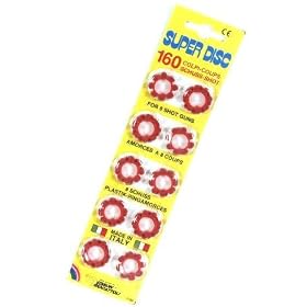 8 Shot Caps 20 rings per card