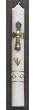 13" First Communion Candle - Chalice on Cross