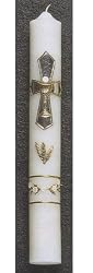 13" First Communion Candle - Chalice on Cross