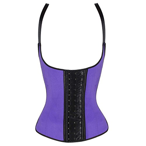 EKouaer Women's Latex Sport Girdle Waist Training Corset Vest Cincher Body Shaper