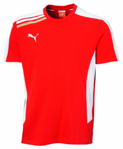 PUMA Herren Trainings-Shirt Esito Tee, puma red-white, XXXL, 652600 01 Preisvergleich