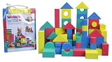 68 Piece Set Wonder Blocks - Soft, Safe, and Quiet