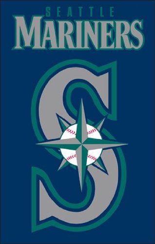 MLB Seattle Mariners Applique Banner Flag