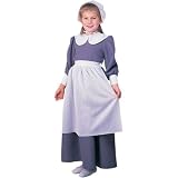 Pilgrim Girl Costume - Size Large
