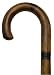 Harvy Round Nose Manilla Crook Cane