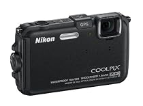 Nikon Coolpix AW100 Outdoor-Digitalkamera (16 Megapixel, 5-fach opt. Zoom, 7,5 cm (3 Zoll) Display, bildstabilisiert, wasserdicht bis 10m, kälteresistent, GPS) schwarz