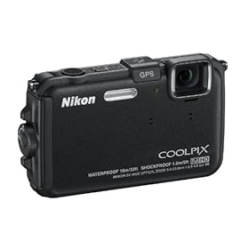 Nikon Coolpix Aw100 Digital Camera - Black (16Mp, 5X Optical Zoom) 3 Inch Lcd