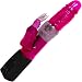 Erotic Rabbit Twisting Vibe for Women, 10.5 Inch, Luscious Pink