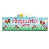 Exclusive Gifts and Favors-Butterfly Garden Kid's Sign By Cathy Concepts