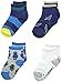 Stride Rite Boys' Little Turbo Quarter Socks (4pk)