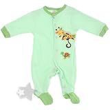 Babys Own Giraffe, Monkey and Turtle Cotton Sleeper for Baby Boys