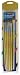 Sargent Art 56-3001 6 ct Assorted Flat Brushes with Wooden Handles