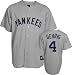 Lou Gehrig New York Yankees Grey Cooperstown Replica Jersey