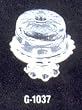 Glass Cake Plate with Cover Dollhouse Miniature