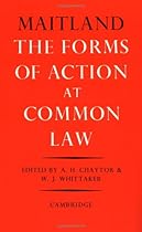 The Forms of Action at Common Law: A Course of Lectures