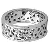 Inox Jewelry Celtic Designed 316L Stainless Steel Ring