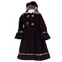 Good Lad Infant Toddler Little Girls Coat Black Leopard Jacket 12M-6X