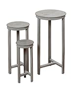 Boltze Columna Decorativa 3 Piezas Bianca Gris