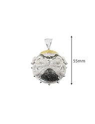 8.05 Carat Bulldog head large Hip Hop Diamond Pendant in 10k White gold