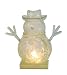 Barcana 16.5-Inch Illuminated Fiberglass Ice Sculpture Snowman Christmas Light