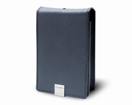 Canon PSC-1000 Deluxe Blue Leather Case for the Canon SD1000 and SD770IS Digital Cameras