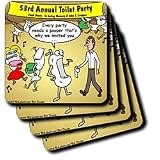 Londons Times Miscellaneous Funny Cartoons - Party Pooper - Coasters