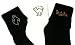 Girls Halloween Ghost Black Cat or Candy Corn Studded Socks