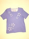Alfred Dunner Caribbean Cool Square Neck Shirt