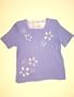 Alfred Dunner Caribbean Cool Square Neck Shirt Violet PL