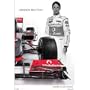 (24x36) McLaren Jenson Button Formula One F1 sports Poster Print