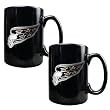 Washington Capitals 2pc Black Ceramic Mug Set - Primary Logo NHL Hockey