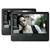 Odys Seal tragbarer DVD-Player mit zus�tzlichem Bildschirm 23 cm (9 Zoll) (hochaufl�sendes digitales TFT-Display (800x480 Pixel), USB, SD-Card) schwarz