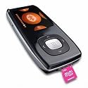 Ricco T18 2GB 1.8" LCD TFT MP3 AUDIO & MP4 VIDEO PLAYER FM REC EBOOK MiniSD Card Expandable to 8GB (BLACK)