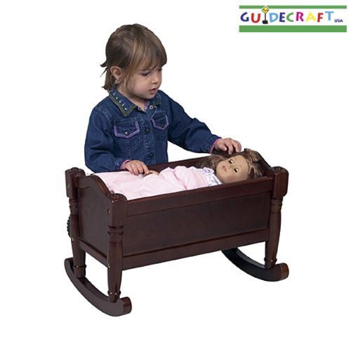 Guidecraft Doll Cradle Design: Espresso