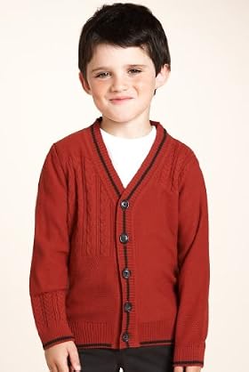Boys' Limited Knitted Cardigan & Jersey T-shirt Set