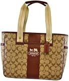 Coach Khaki Red Tote 70072KHRD