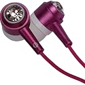 iGloo Premium: Diamante Pink SuperSound In-Ear Buds / Headphones for Apple iPhone 4S, 4, 3GS, 3G - Pink Round