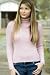 Thin Knit Turtleneck Alpaca Sweater