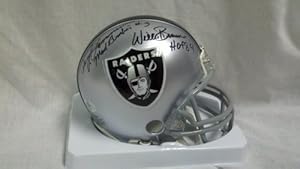 Oakland Raiders, Riddell Mini Helmet, Signed, Daryle LaMonica 