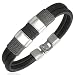 Urban Male Modern Surfer Style Leather Mens Bracelet