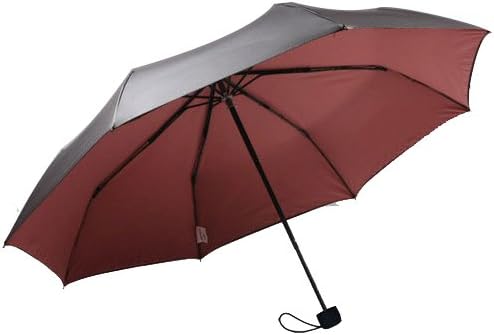 Sun Shade Anti-UV 3 Folding Black Double-canopy Umbrella