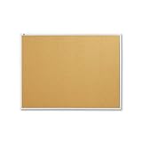 Boone Anodized Aluminum Frame Natural Cork Bulletin Board, 36in. x 48in.