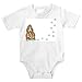 Onesie with footprints, paw, hound, print, pet, animal, dog