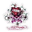 Ed Hardy By Christian Audigier Love Kills Design Cling Bling