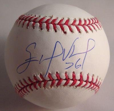 Edison Volquez Signed Baseball w/coa Cincinnati Reds - Autographed Baseballs