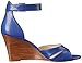 Nine West Women's Firstplace Leather Wedge Sandal